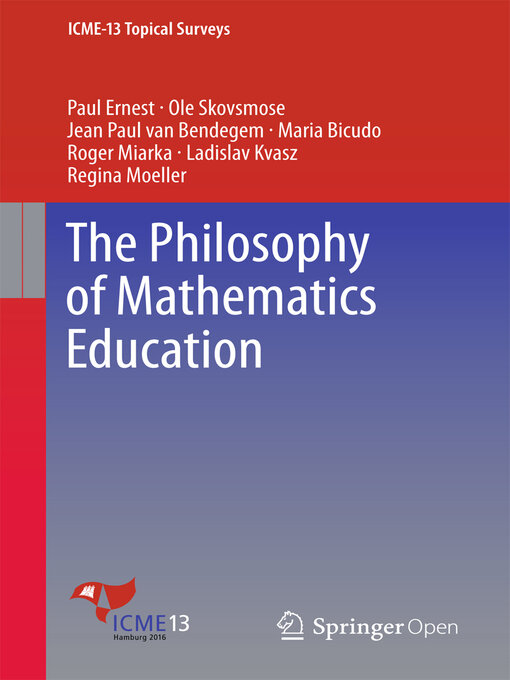 Title details for The Philosophy of Mathematics Education by Paul Ernest - Available